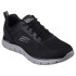 Chaussures Skechers Track - Broader Homme Black Mesh/Pu/Charcoal Trim