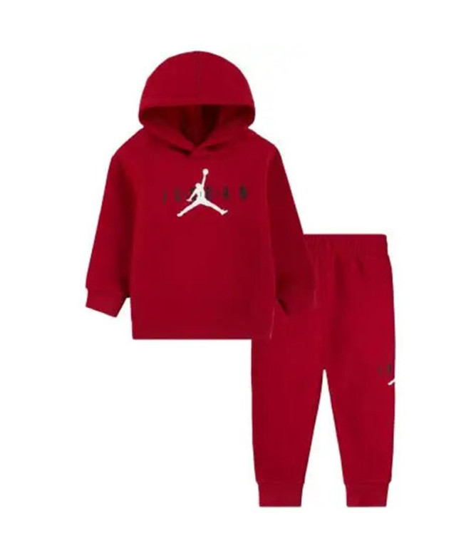 Conjunto Nike Jordan Sustainble Infantil Rojo