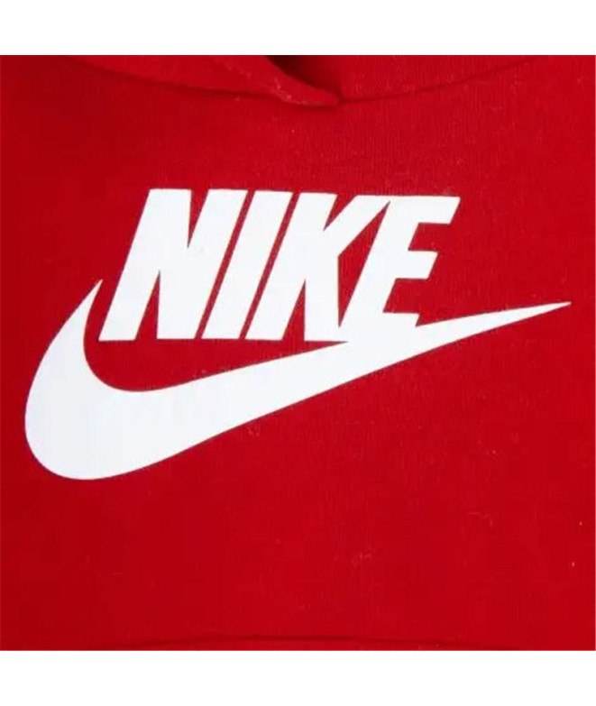 Conjunto Nike Club Fleece Set Niño Rojo
