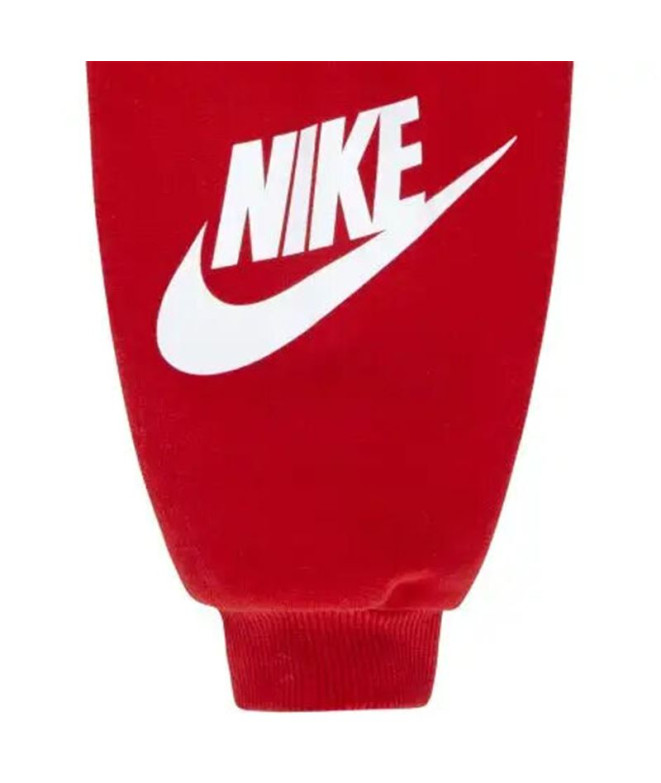 Conjunto Nike Set Menino Club Fleece Vermelho
