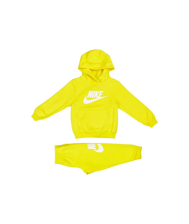 Conjunto Nike Club Fleece Set Rapaz Amarelo
