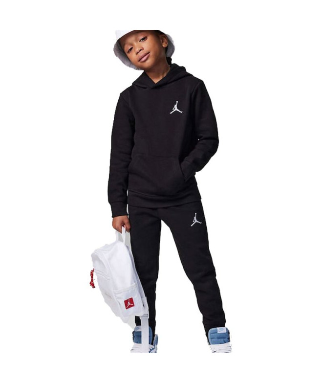 Conjunto Nike Jordan Mj Essentials Flc Po Set Infantil Negro