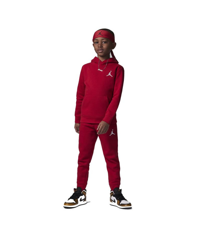 Conjunto Nike Jordan Mj Essentials Flc Po Set Infantil Rojo