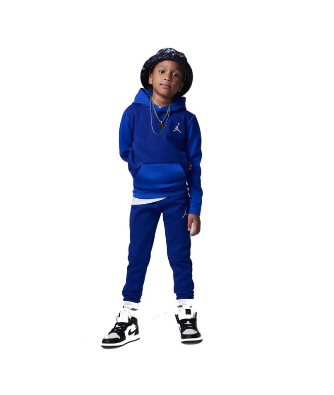 Conjunto Nike Jordan Mj Essentials Flc Po Set Kids Blue