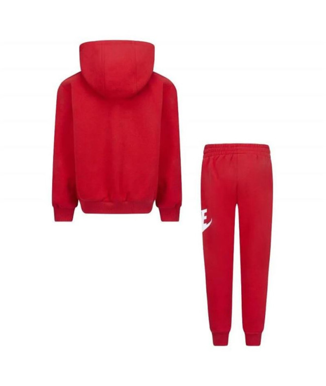 Conjunto Nike Club Fleece Set Niño Rojo