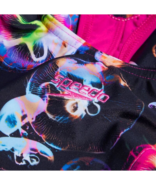 Bañador de Natación Speedo Allover Splashback Niña