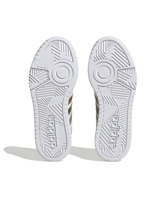 Zapatillas adidas Hoops 3.0 Mujer Dorado