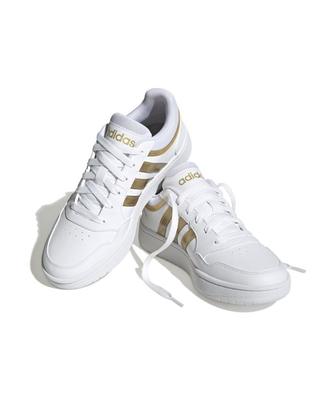 Sapatilhas adidas Hoops 3.0 Mulher Dourado