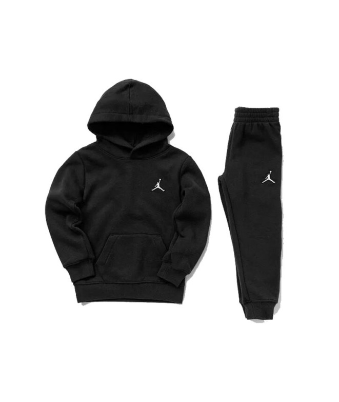 Conjunto Nike Jordan Mj Essentials Flc Po Set Kids Preto