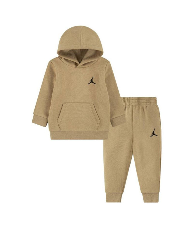Conjunto Nike Jordan Mj Essentials Flc Po Set Infantil Hemp
