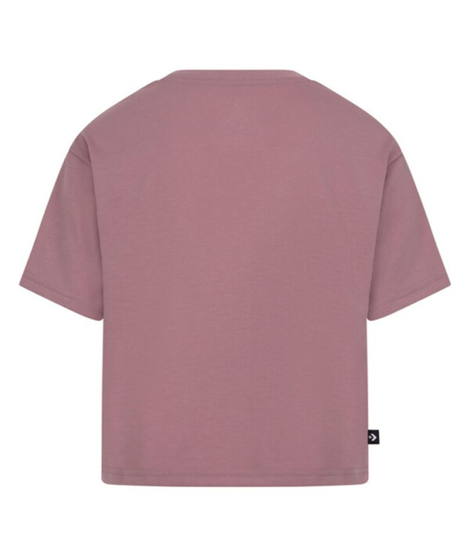 T-shirt Converse T-shirt Chuck Patch Boxy Pink...