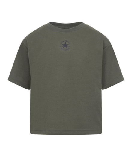 T-shirt Converse Chuck Patch Boxy Converse Verde para...