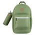 Set Converse Mochila e estojo de lápis verdes para crianças