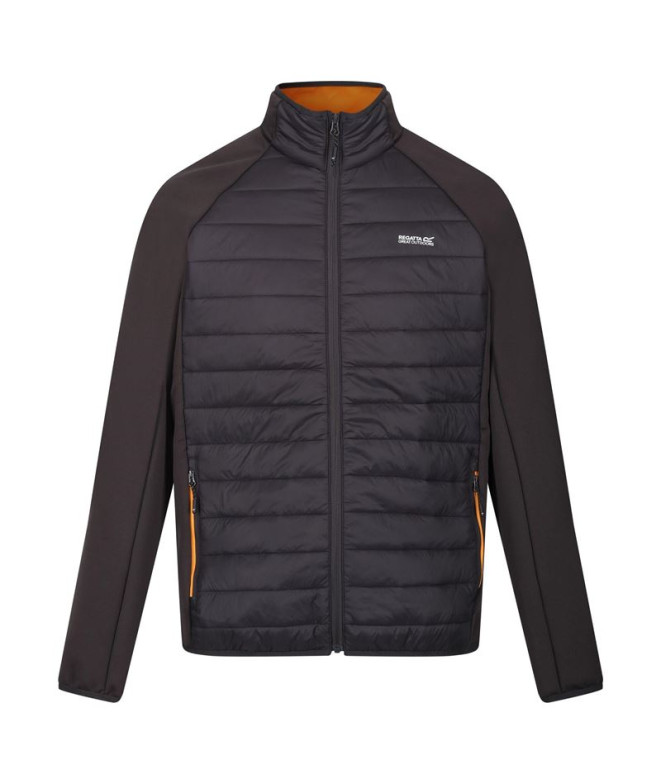 Mountain Jacket Regatta Clumber IV Hybrid Ash(OranPep) Homme