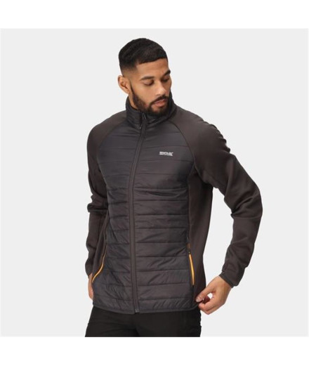 Mountain Jacket Regatta Clumber IV Hybrid Ash(OranPep) Homme 2