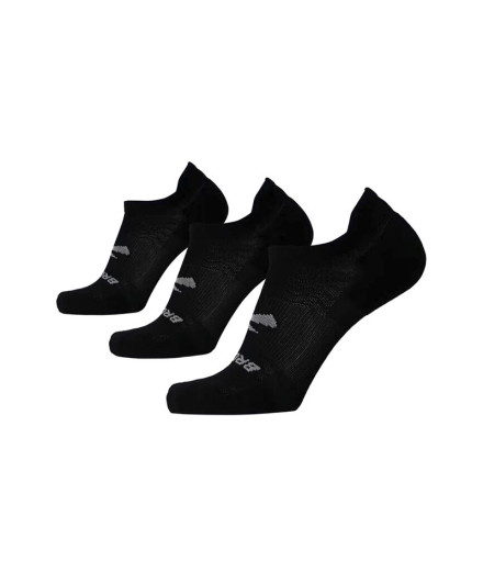 Meias Running BrooksPack de Run-In No Show 3- Black