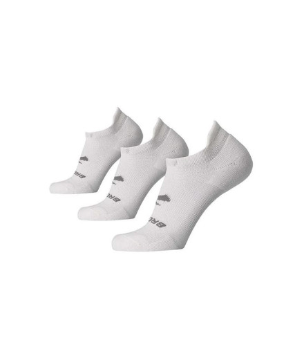 Calcetines de Running Brooks Run-In No Show 3-Pack White Calcetines de Running Brooks Run-In No Show 3-Pack White