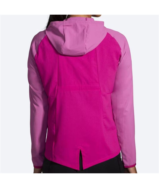 Casaco de running Brooks Canopy Frosted Mauve...