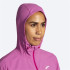 Casaco de running Brooks Canopy Frosted Mauve Mulher