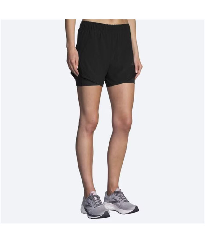 Pantalon Running Brooks de Chaser 5" 2-en-1...