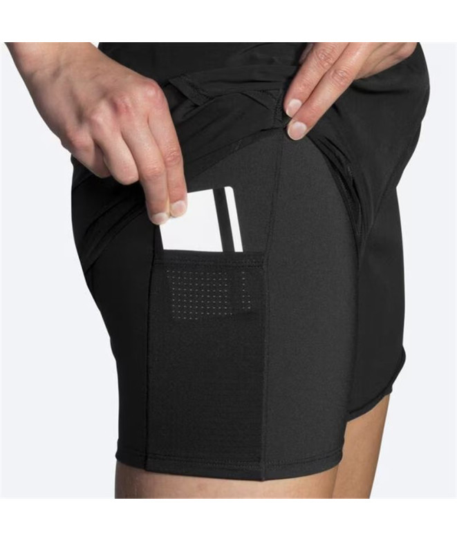 Pantalón de Running Brooks Chaser 5" 2-in-1...