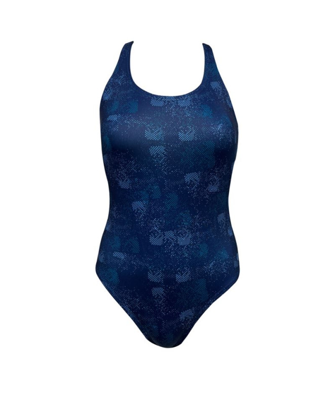 Fato de banho Ras Gardenia Sport Back Navy Women's