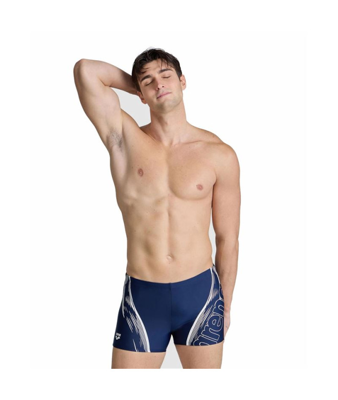 Fato de banho de Natação Arena Swim Short Graphic / Homem blue