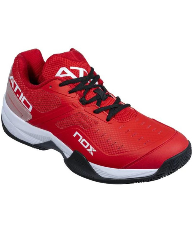 Zapatillas de pádel Nox AT10 Fiery Rojo/Negro