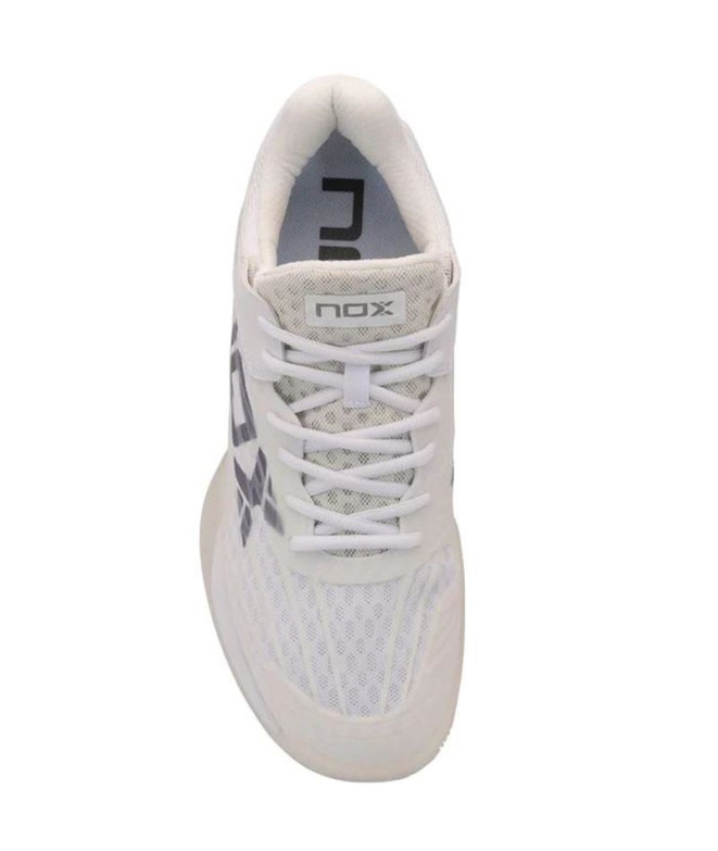 Zapatillas de pádel Nox AT10 Lux Blanco Gris