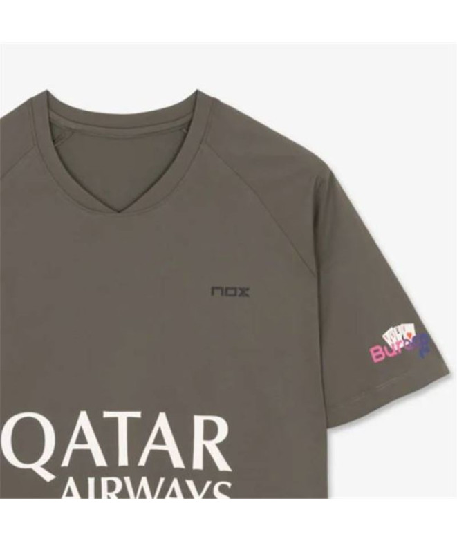 T-shirt by pádel Nox Sponsors AT10 Vert foncé