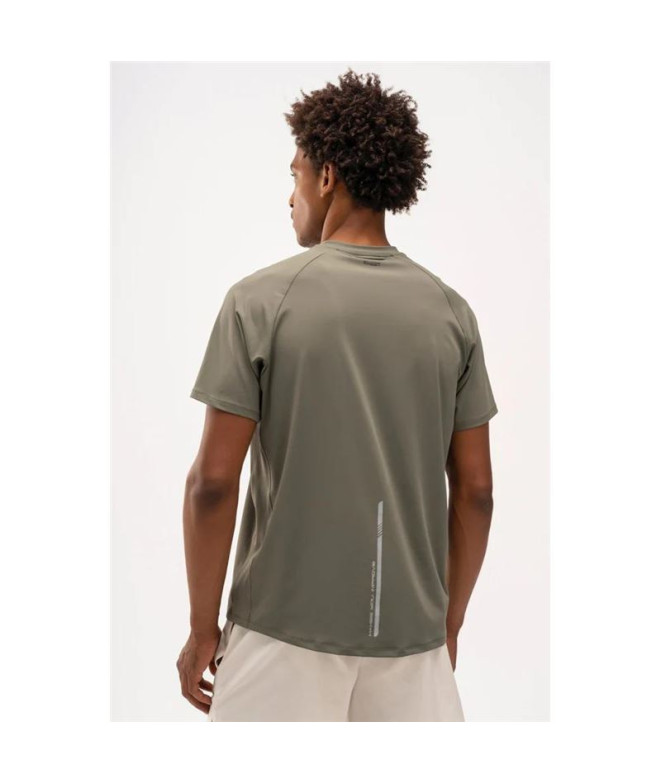 Camiseta de pádel Nox Pro Fit Verde Oscuro Hombre
