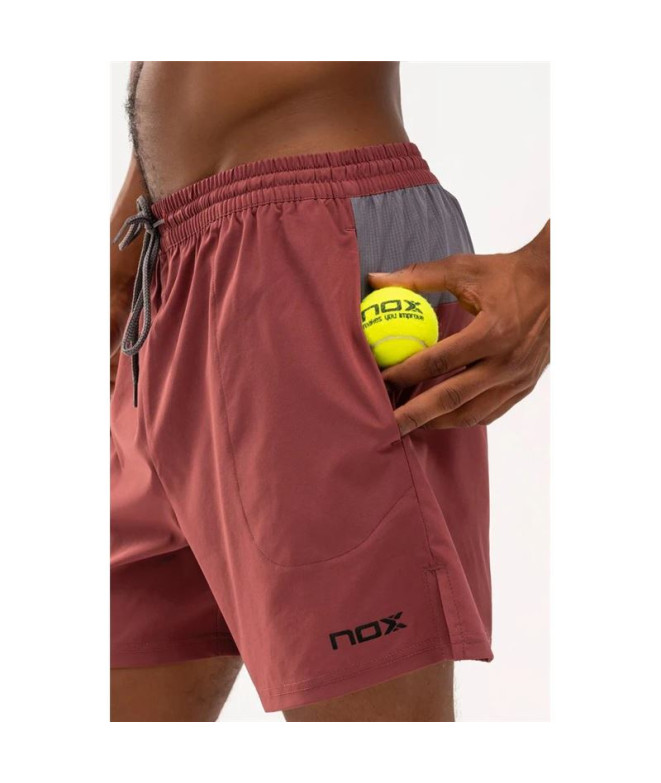 Pantalones de pádel Nox Pro Maroon Hombre