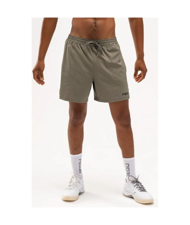 Calças Padel Nox Pro Olive Green para homem