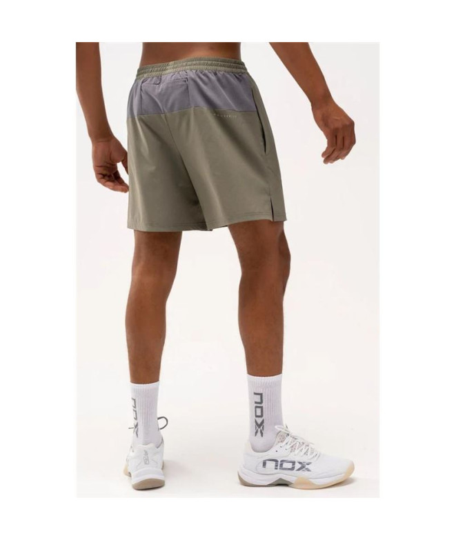 Calças Padel Nox Pro Olive Green para homem