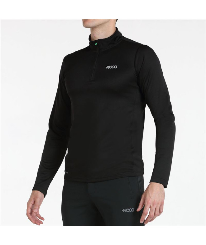 Camiseta de Montanha +8000 Erro Negro Homem