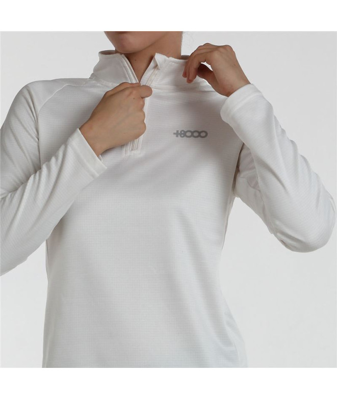 Camisola de montanha +8000 Pagoeta Mulher Marfim