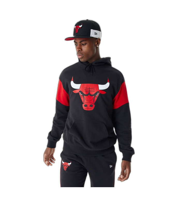 Sudadera New Era NBA Colour Insert Chicago Bulls Black Hombre