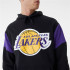 Sweatshirt New Era NBA Couleur Insert LA Lakers Noir Homme