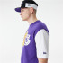 New Era T-shirt NBA Colour Insert LA Lakers roxa para homem