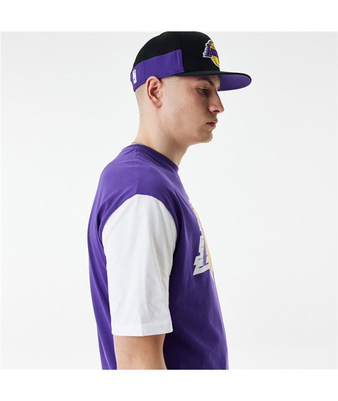 New Era T-shirt NBA Colour Insert LA Lakers...