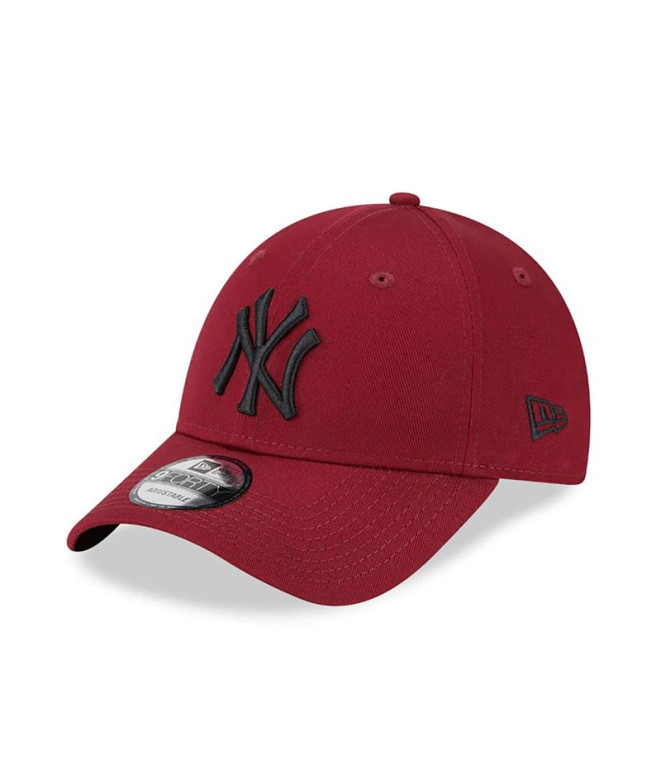 Gorra New Era League Essentials 9FORTY New York Yankees Dark Red Hombre