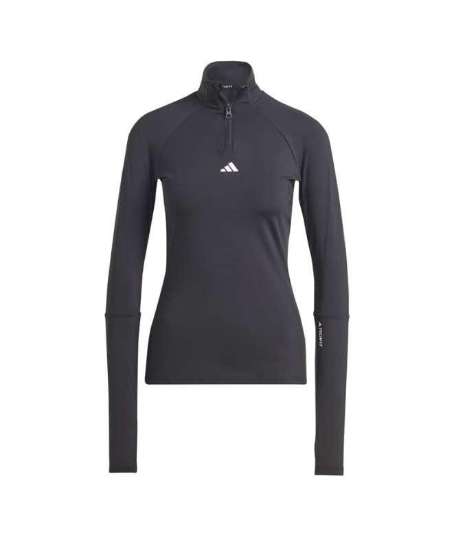 Casaco Fitness adidas de Tf Cr 14Z Ls Mulher