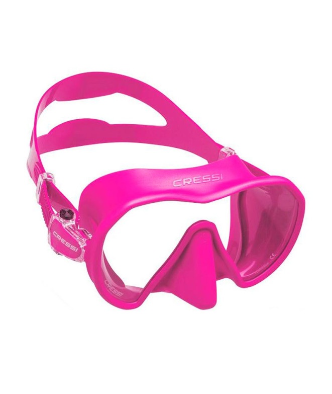 Mascara de Snorkel Cressi ZS1 Medium Rosa Fluor