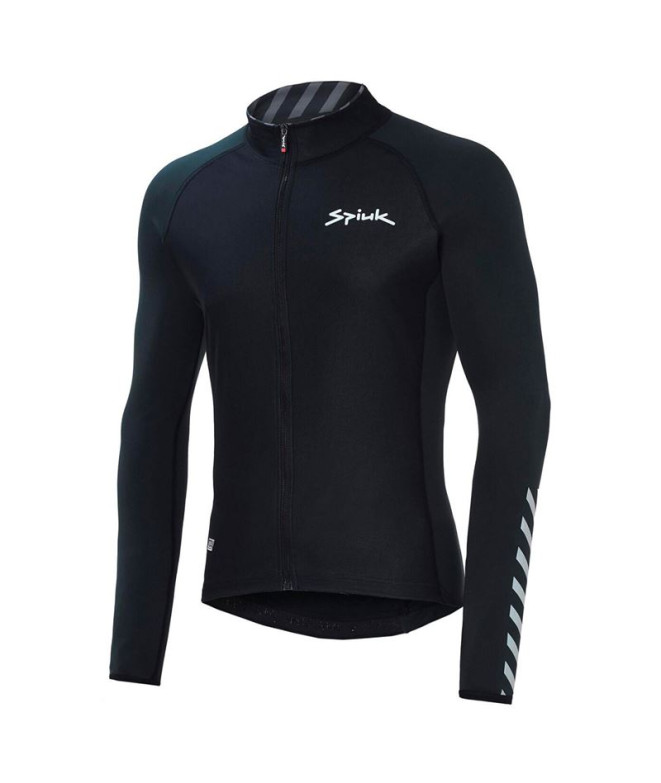 Ciclismo Spiuk Top Homem Camisola M/L Ten Preto