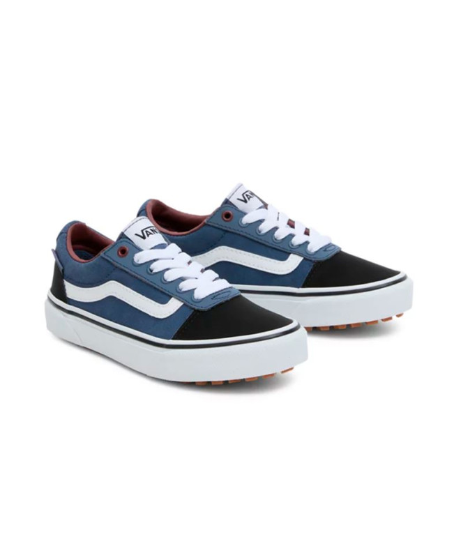 Vans bleu outlet blanc