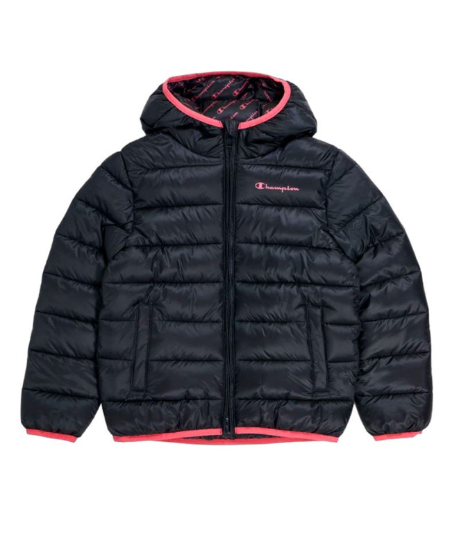 Veste Champion Legacy à capuche pour enfants Noir