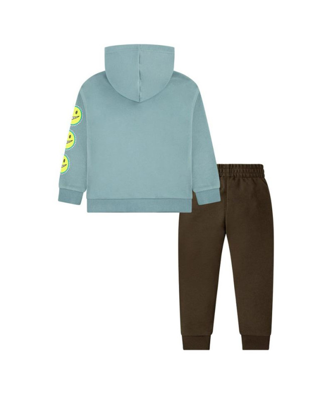 Conjunto Nike Nsw Art Of Play Ft Fz Set Niño Khaki