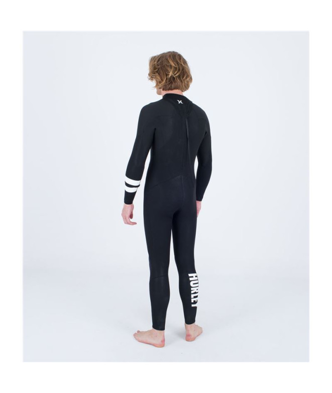 Neoprene Hurley Advant 4/3 mm Zíper traseiro