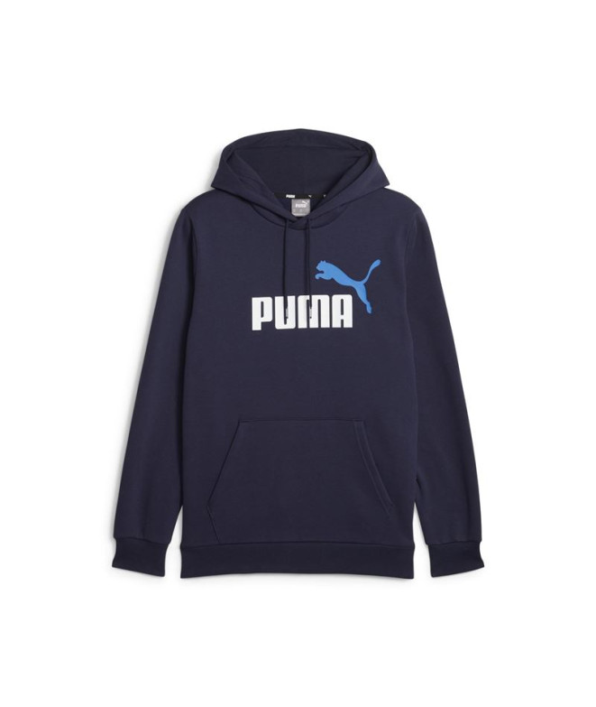 Moletom Puma Ess+ 2 Col Logotipo grande Homem