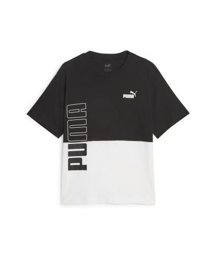 Camiseta Puma Power Colorblock Mulher Camiseta Puma Power Colorblock Mulher